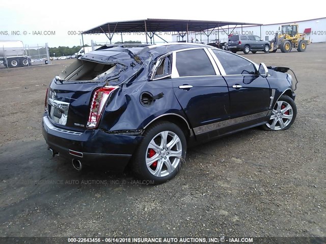 3GYFNBEY4BS556257 - 2011 CADILLAC SRX PERFORMANCE COLLECTION Көк фото 4