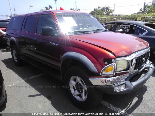 5TEGN92N14Z381179 - 2004 TOYOTA TACOMA DOUBLE CAB PRERUNNER RED photo 1