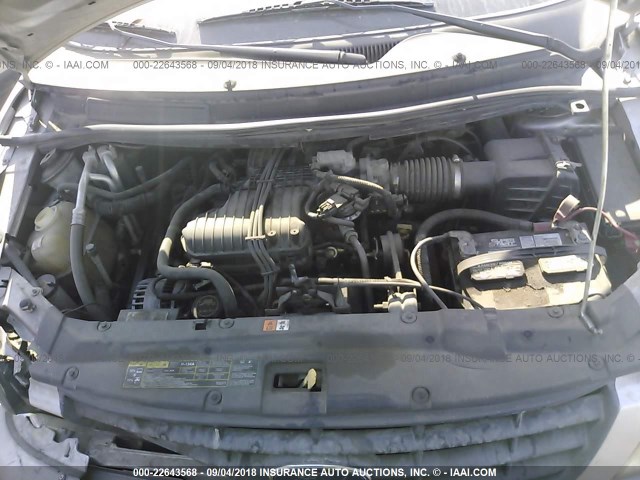 2FMZA57695BA82548 - 2005 FORD FREESTAR SES SILVER photo 10