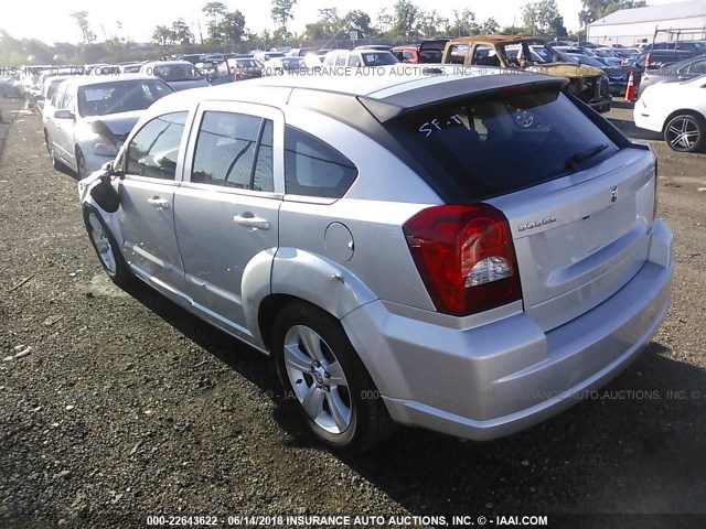 1B3CB4HA5AD665290 - 2010 DODGE CALIBER SXT SILVER photo 3