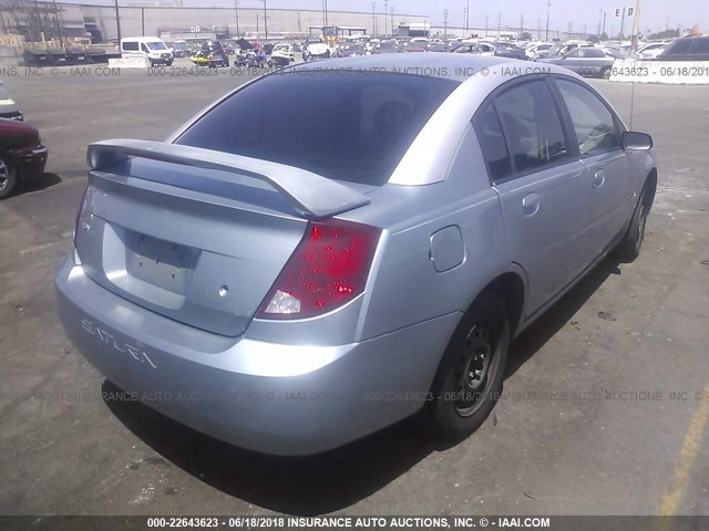 1G8AJ52F53Z121794 - 2003 SATURN ION LEVEL 2 Light Blue photo 4