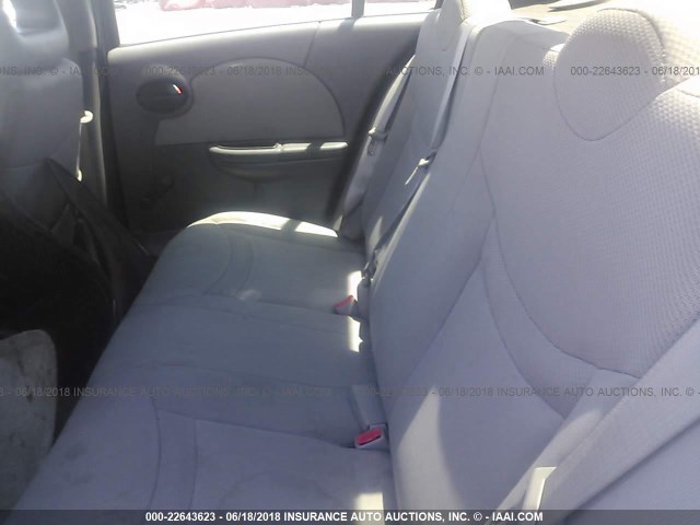 1G8AJ52F53Z121794 - 2003 SATURN ION LEVEL 2 Light Blue photo 8