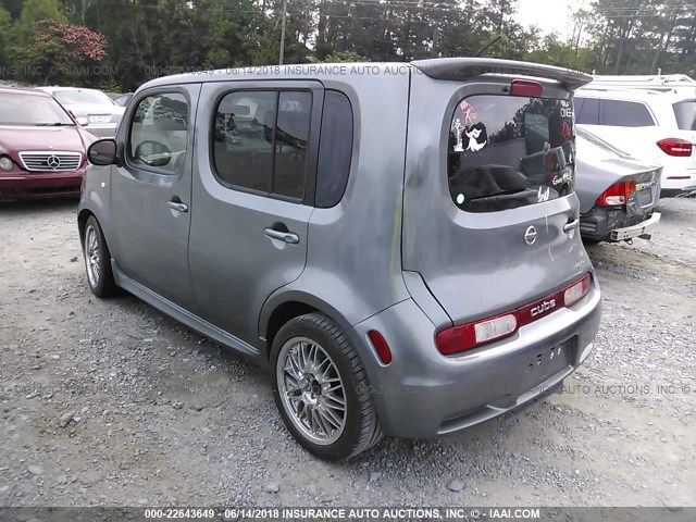 JN8AZ28R49T118822 - 2009 NISSAN CUBE S/SL GRAY photo 3