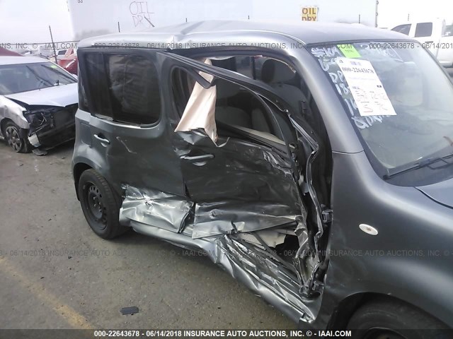 JN8AZ28RX9T113088 - 2009 NISSAN CUBE S/SL GRAY photo 6