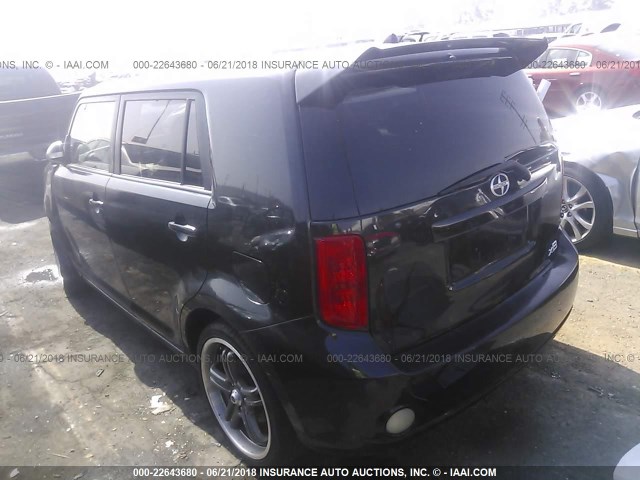 JTLKE50E481036366 - 2008 TOYOTA SCION XB Қара фото 3