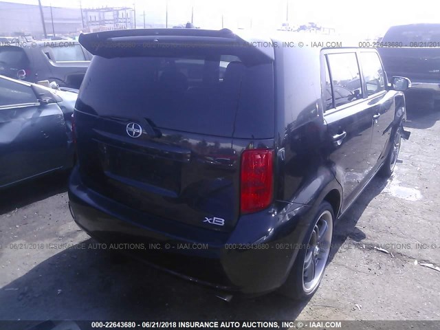 JTLKE50E481036366 - 2008 TOYOTA SCION XB Қара фото 4