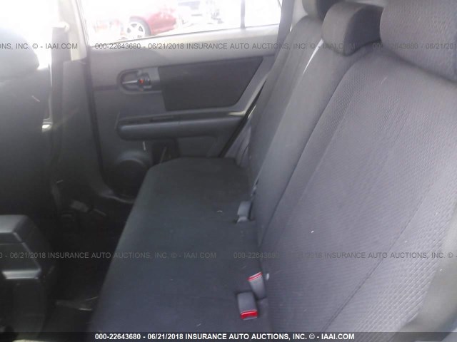 JTLKE50E481036366 - 2008 TOYOTA SCION XB Қара фото 8