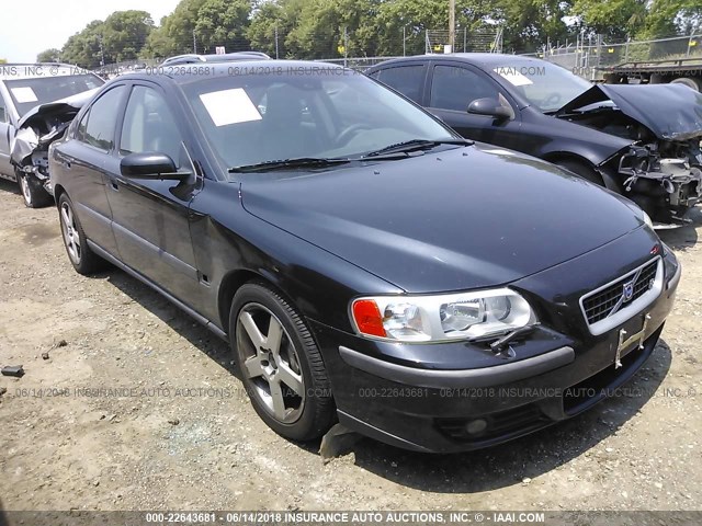 YV1RH52Y242378776 - 2004 VOLVO S60 R BLACK photo 1