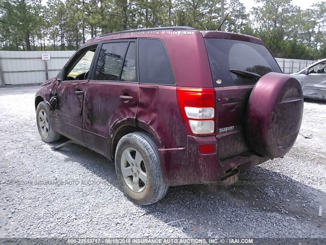 JS3TE943264102989 - 2006 SUZUKI GRAND VITARA PREMIUM MAROON photo 3