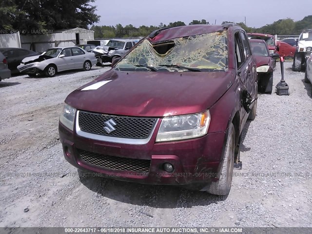 JS3TE943264102989 - 2006 SUZUKI GRAND VITARA PREMIUM MAROON photo 6