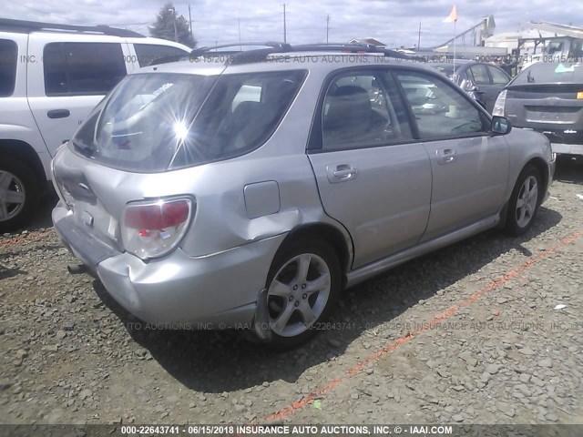 JF1GG61677H818911 - 2007 SUBARU IMPREZA 2.5I SILVER photo 4