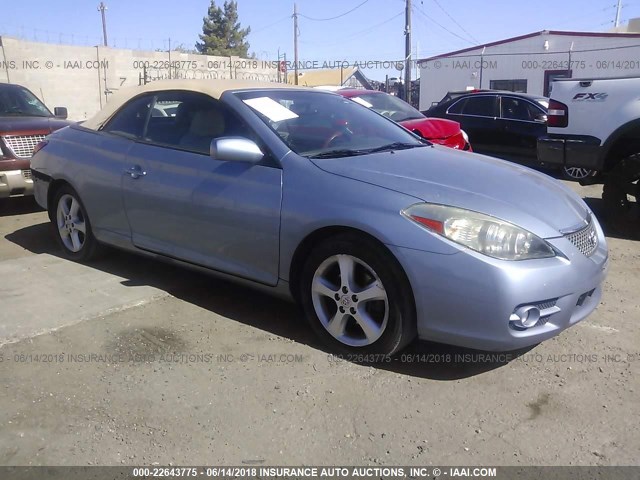4T1FA38P37U117886 - 2007 TOYOTA CAMRY SOLARA SE/SLE ღია ლურჯი ფოტო 1