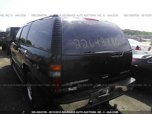 1GNFK16Z93J252934 - 2003 CHEVROLET SUBURBAN K1500 BLACK photo 3