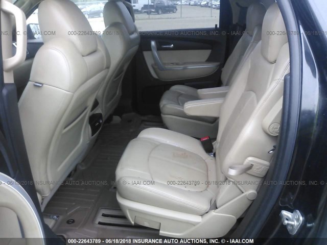1GKLRMED2AJ186842 - 2010 GMC ACADIA SLT-1 Чорний фото 8