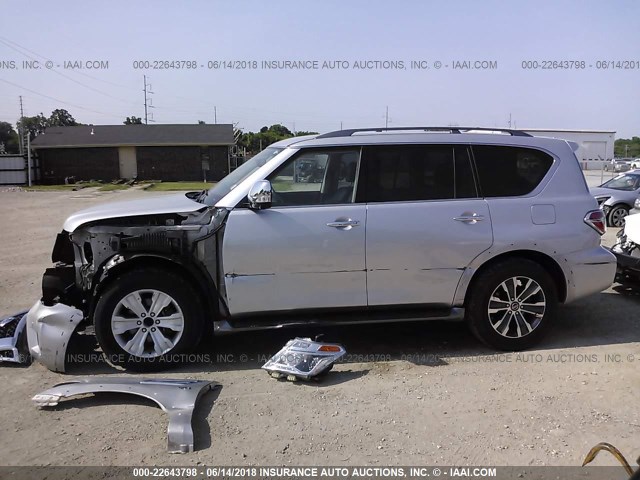 JN8AY2ND7J9050805 - 2018 NISSAN ARMADA SV/SL/PLATINUM SILVER photo 6