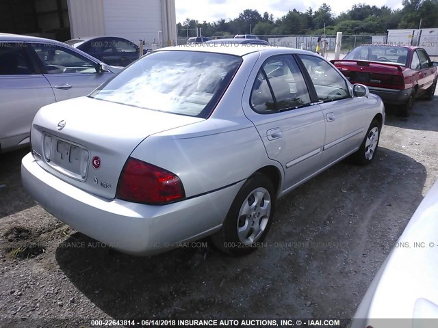 3N1CB51D46L461545 - 2006 NISSAN SENTRA 1.8/1.8S SILVER photo 4