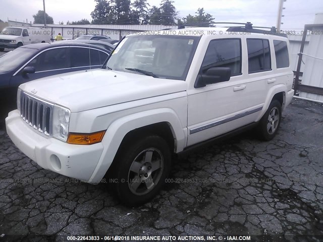 1J4RG4GK2AC102654 - 2010 JEEP COMMANDER SPORT 白色 照片 2