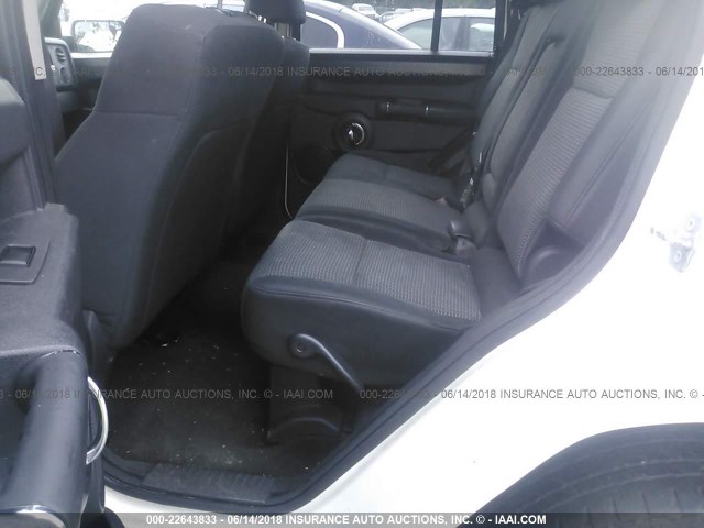 1J4RG4GK2AC102654 - 2010 JEEP COMMANDER SPORT 白色 照片 8