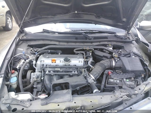 1HGCS1B8XAA010578 - 2010 HONDA ACCORD EXL GRAY photo 10