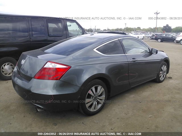 1HGCS1B8XAA010578 - 2010 HONDA ACCORD EXL GRAY photo 4