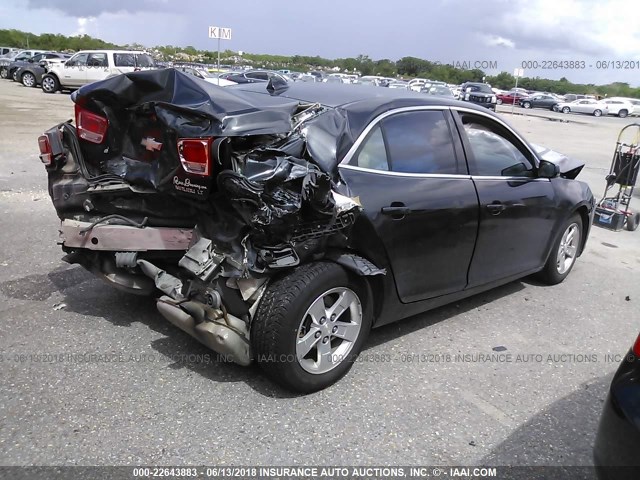 1G11C5SAXDF203648 - 2013 CHEVROLET MALIBU 1LT 黑色 照片 4