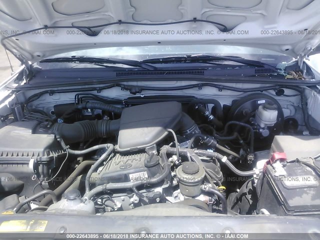 5TFTX4CN5FX051968 - 2015 TOYOTA TACOMA ACCESS CAB Weiß Foto 10