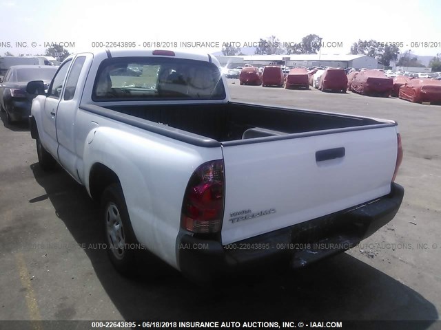 5TFTX4CN5FX051968 - 2015 TOYOTA TACOMA ACCESS CAB Weiß Foto 3