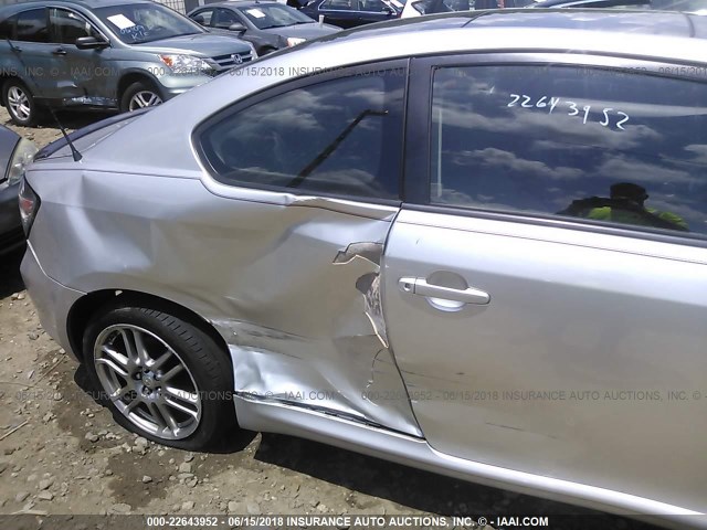 JTKDE167290288011 - 2009 TOYOTA SCION TC SILVER photo 6