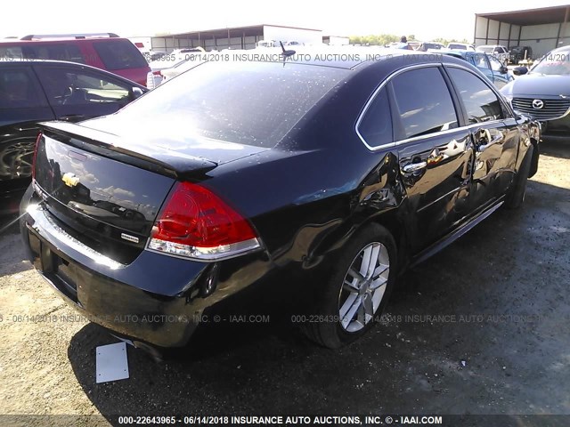 2G1WC5E37G1159140 - 2016 CHEVROLET IMPALA LIMITED LTZ BLACK photo 4