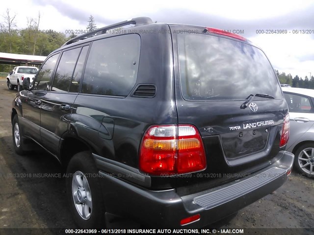 JT3HT05J8X0064233 - 1999 TOYOTA LAND CRUISER  BLACK photo 3