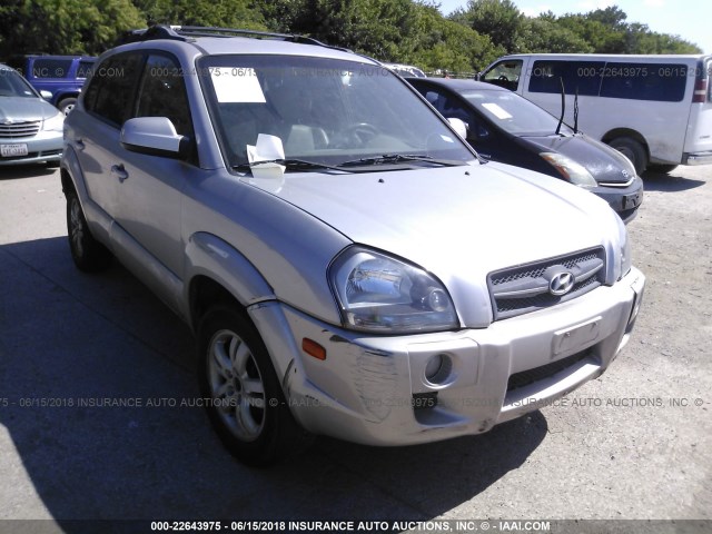 KM8JN12D26U345023 - 2006 HYUNDAI TUCSON GLS/LIMITED SILVER photo 1