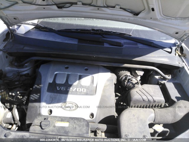 KM8JN12D26U345023 - 2006 HYUNDAI TUCSON GLS/LIMITED 银色 照片 10