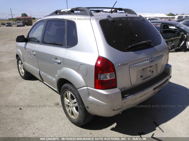 KM8JN12D26U345023 - 2006 HYUNDAI TUCSON GLS/LIMITED 银色 照片 3