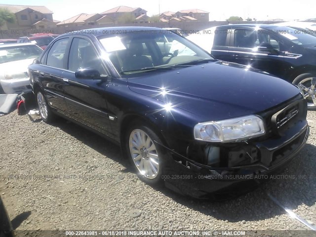 YV1TS592861434432 - 2006 VOLVO S80 2.5T BLUE photo 1