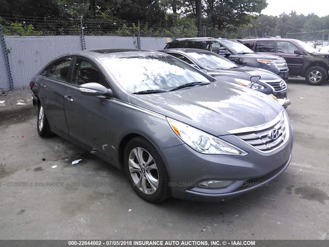 5NPEC4AC1BH305509 - 2011 HYUNDAI SONATA SE/LIMITED GRAY photo 1