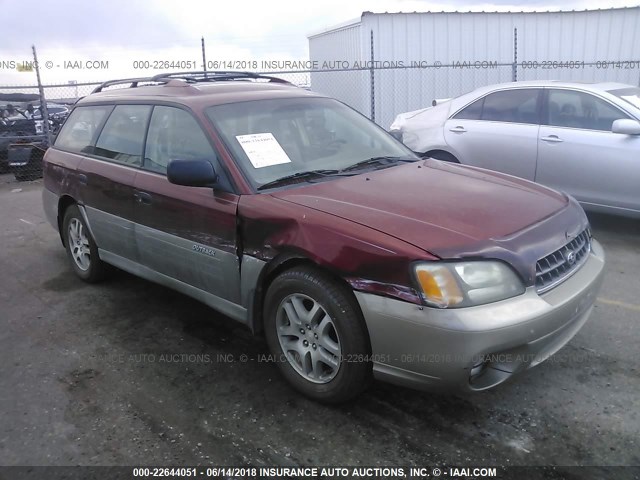 4S3BH675547645469 - 2004 SUBARU LEGACY OUTBACK AWP 红色 照片 1