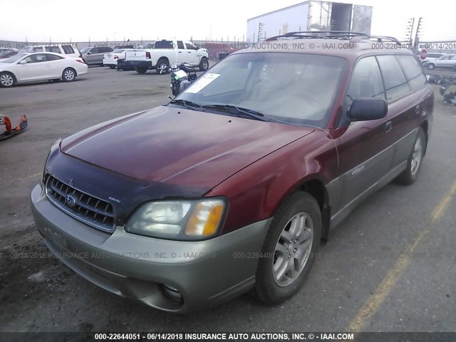 4S3BH675547645469 - 2004 SUBARU LEGACY OUTBACK AWP 红色 照片 2