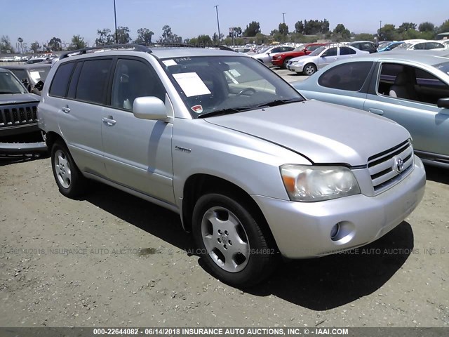 JTEEP21A850092496 - 2005 TOYOTA HIGHLANDER LIMITED SILVER photo 1