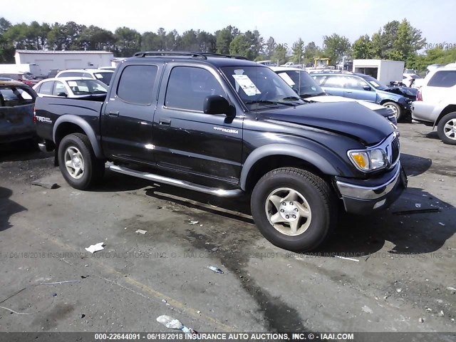 5TEGN92N53Z251078 - 2003 TOYOTA TACOMA DOUBLE CAB PRERUNNER BLACK photo 1