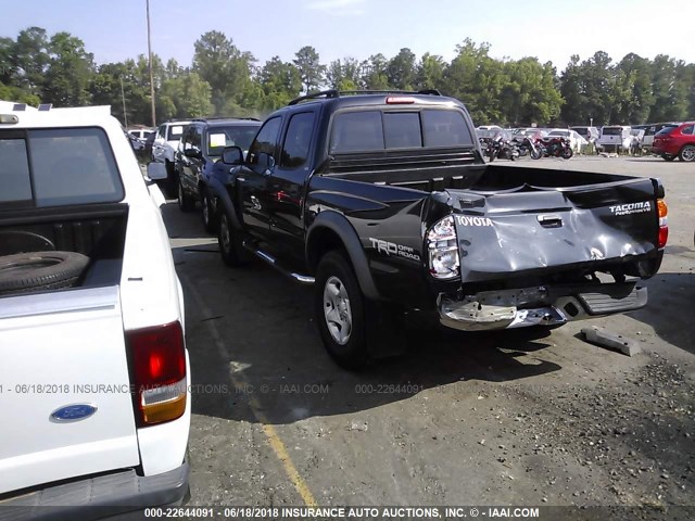 5TEGN92N53Z251078 - 2003 TOYOTA TACOMA DOUBLE CAB PRERUNNER BLACK photo 3