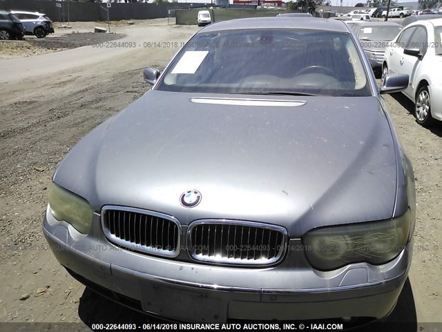 WBAGN63504DS52725 - 2004 BMW 745 LI GRAY photo 6