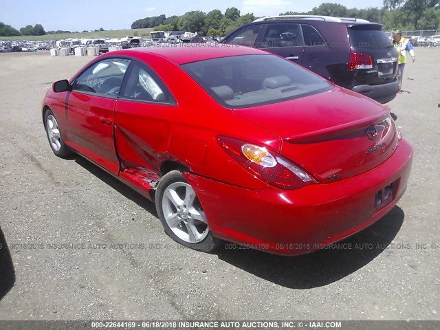 4T1CA30P74U024170 - 2004 TOYOTA CAMRY SOLARA SE/SLE წითელი ფოტო 3