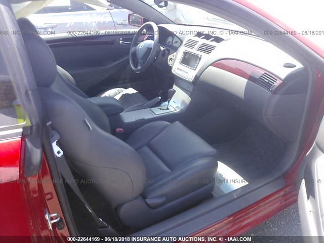 4T1CA30P74U024170 - 2004 TOYOTA CAMRY SOLARA SE/SLE წითელი ფოტო 5