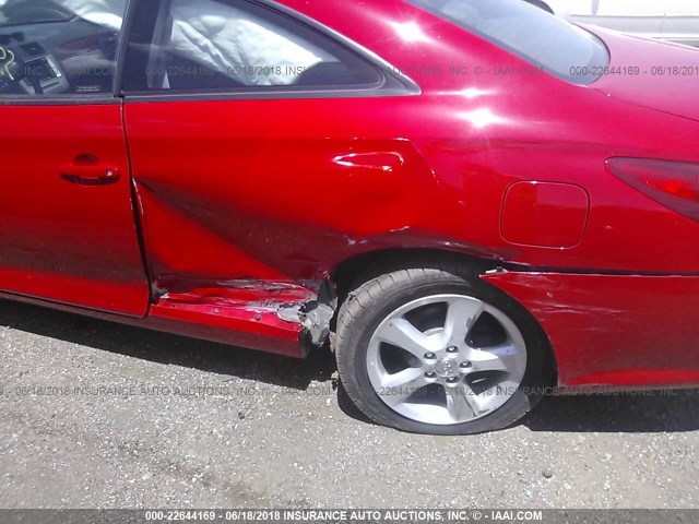 4T1CA30P74U024170 - 2004 TOYOTA CAMRY SOLARA SE/SLE წითელი ფოტო 6