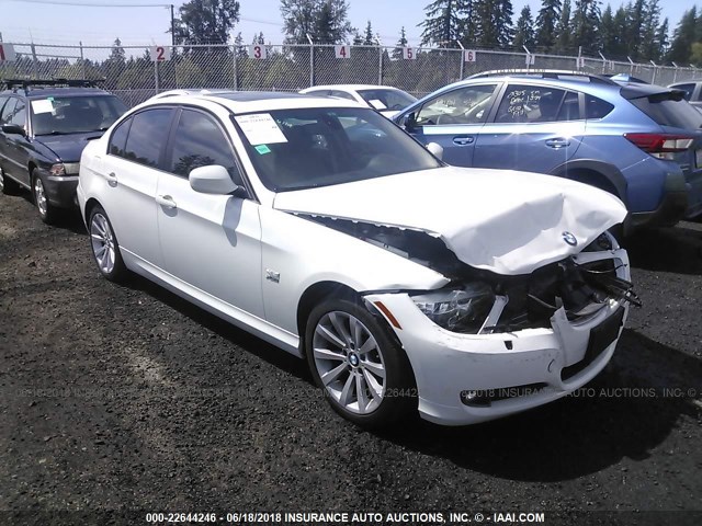 WBAPK5G56BNN81921 - 2011 BMW 328 XI SULEV WHITE photo 1