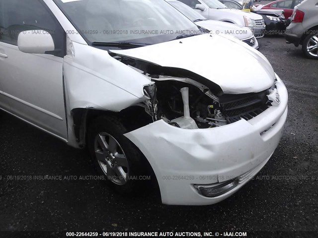 5TDZA22C54S062441 - 2004 TOYOTA SIENNA XLE/XLE LIMITED WHITE photo 6