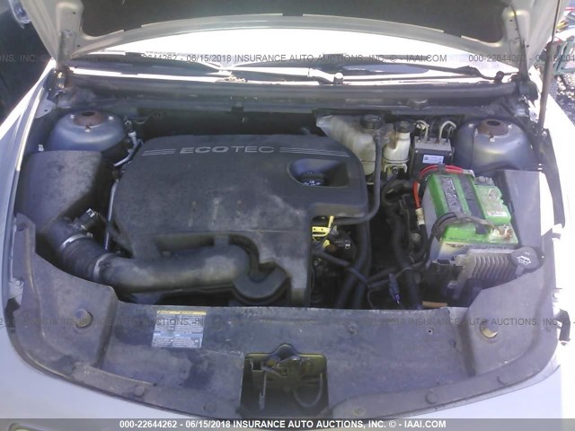 1G1ZG57B38F221195 - 2008 CHEVROLET MALIBU LS 青色 照片 10