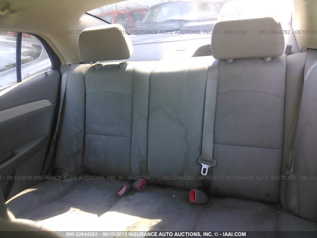 1G1ZG57B38F221195 - 2008 CHEVROLET MALIBU LS 青色 照片 8