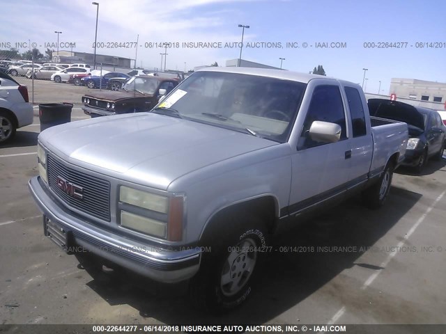 2GTEK19K5N1501133 - 1992 GMC SIERRA K1500 SILVER photo 2