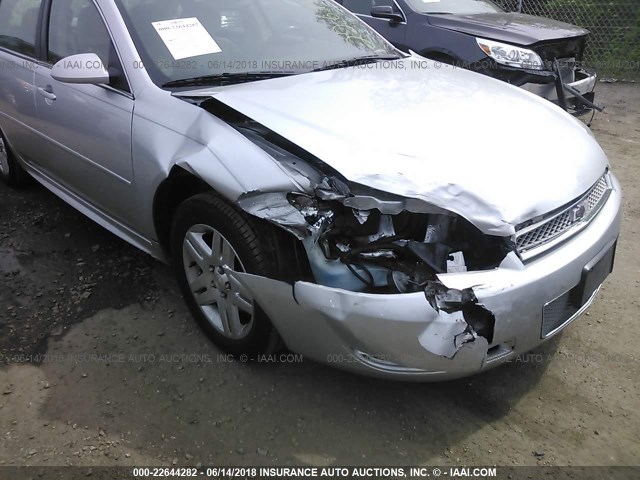 2G1WB5E32E1132315 - 2014 CHEVROLET IMPALA LIMITED LT SILVER photo 6